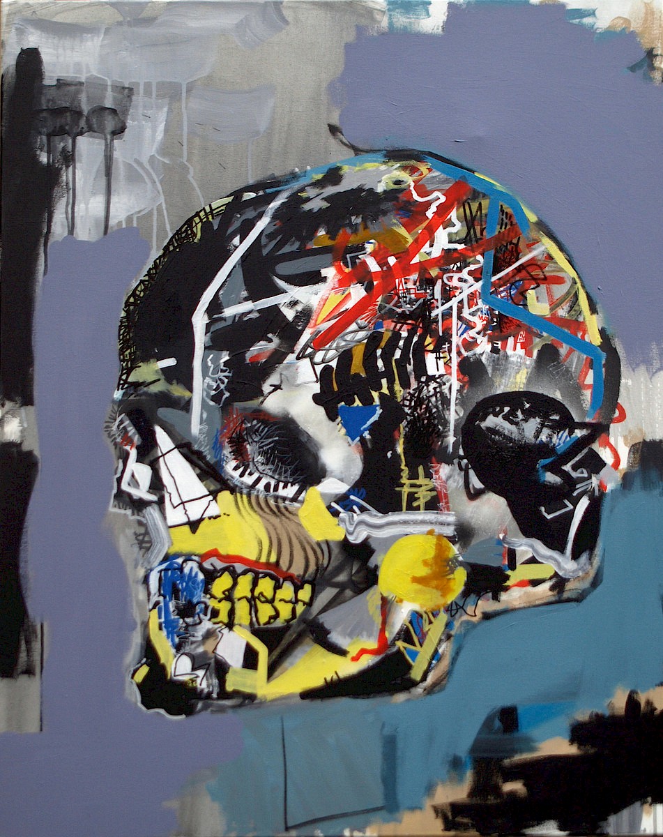Schädel (nach Basquiat)